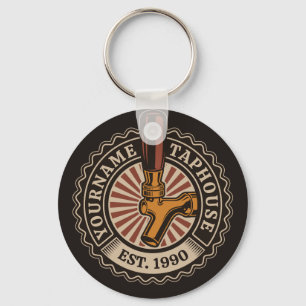 Porte-clés NOM Personnalisé Artisanat Bière Taphouse Brasseri