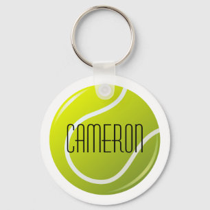Porte-clés Nom personnalisé de la balle de tennis