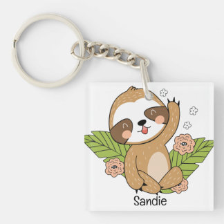 Porte-clés Nom personnalisé de la machine à sous pour bébé mi