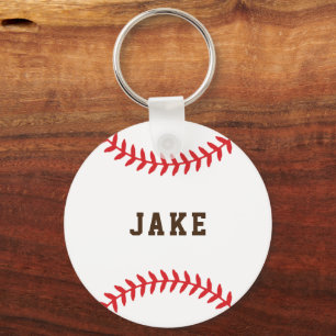 Porte-clés Nom personnalisé des enfants de baseball