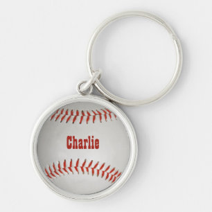 Porte-clés Nom personnalisé du baseball