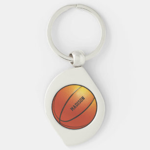 Porte-clés Nom personnalisé du basket-ball