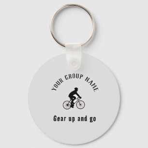 Porte-clés Nom personnalisé du groupe à vélo
