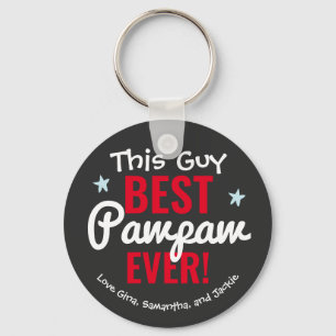 Porte-clés Nom personnalisé du meilleur Pawpaw