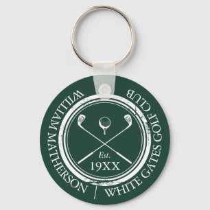 Porte-clés Nom personnalisé Emerald Green Golf Club