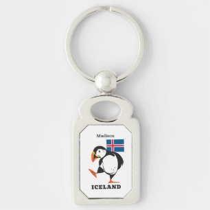 Porte-clés Nom personnalisé Islande