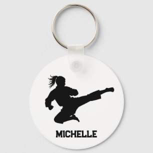 Porte-clés Nom personnalisé Karate / Taekwondo / judo