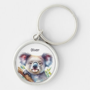 Porte-clés Nom personnalisé Little Koala Oear Animal Australi