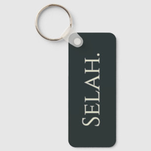 Porte-clés Nom personnalisé Mot hébreu Selah 
