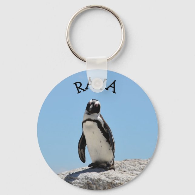 Porte-clés Nom personnalisé Penguin (Recto)
