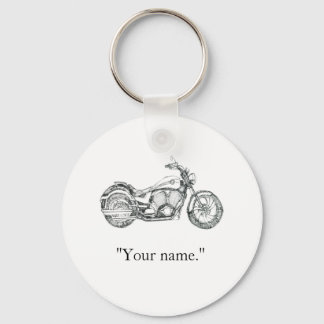 Porte-clés Nom personnalisé Porte - clé moto Vintage