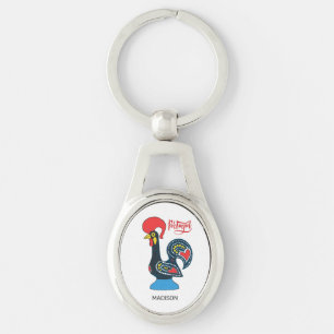 Porte-clés Nom personnalisé Portugais Rooster