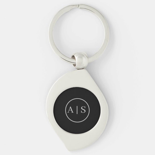 Porte-clés Nom personnel personnalisable (Devant)
