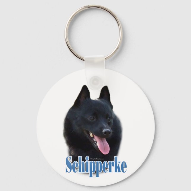 Porte-clés Nom Schipperke (Recto)