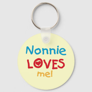 Porte-clés Nonnie aime moi t-shirts et cadeaux