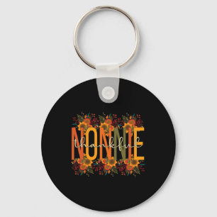 Porte-clés Nonnie Grand-mère Thanksgiving Nonnie Grand-mère