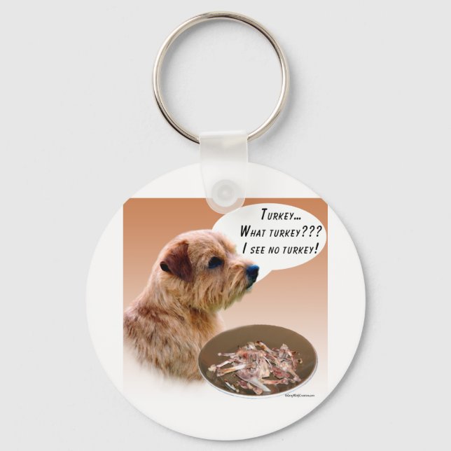 Porte-clés Norfolk Terrier Turquie (Recto)