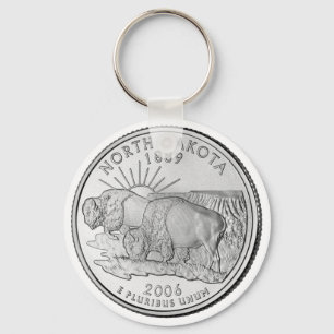 Porte-clés North Dakota State Quarter