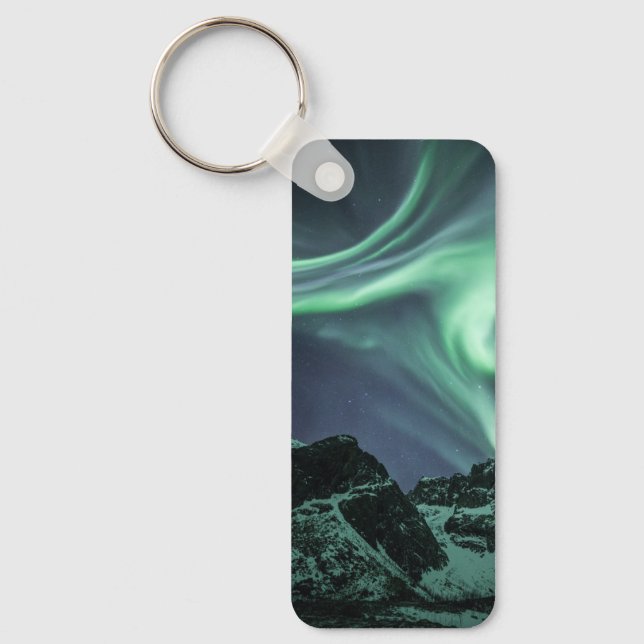 Porte-clés Northern Lights Norvège (Recto)
