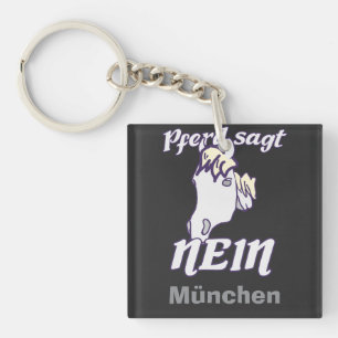 Porte-clés Norvégien dit Non Drôle cheval impertinent