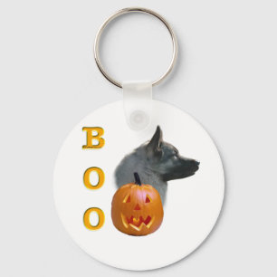 Porte-clés Norvégien Elkhound Halloween Boo