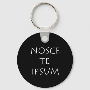 Porte-clés Nosce et ipsum