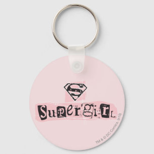 Porte-clés Note de rançon du logo Supergirl