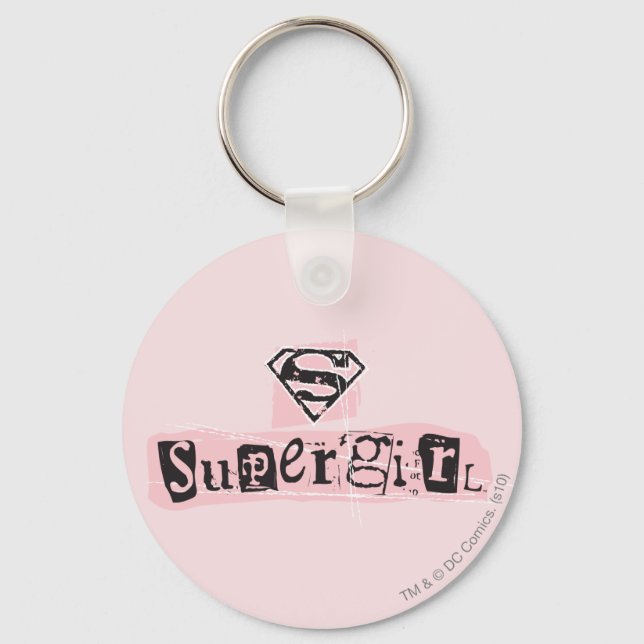 Porte-clés Note de rançon du logo Supergirl (Recto)