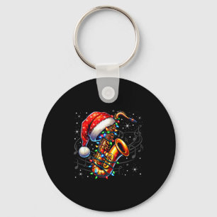 Porte-clés Notes de Musique Clé de Sol Noël Saxophone Jazz M
