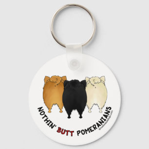 Porte-clés Nothin' Butt Pomeranians