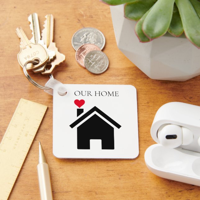 Porte-clés Notre Maison Avec La Bénédiction Irlandaise (Bureau)