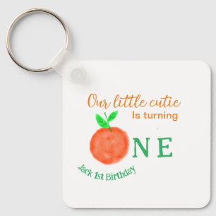 Porte-clés Notre petite cuite orange un agrumes d'anniversair
