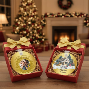 Porte-clés Notre premier Noël ensemble Nom personnalisé
