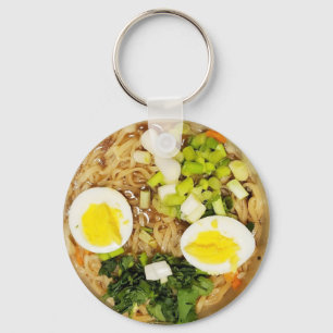 Porte-clés Nouilles, ramen Photo de soupe drôle
