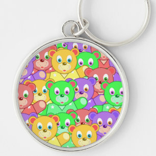 PORTE-CLÉS NOUNOURS COLORÉS