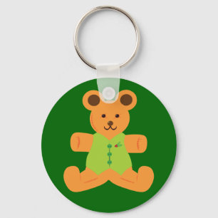 Porte-clés Nounours de Noël mignon