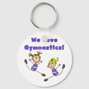 Porte-clés Nous aimons la gymnastique