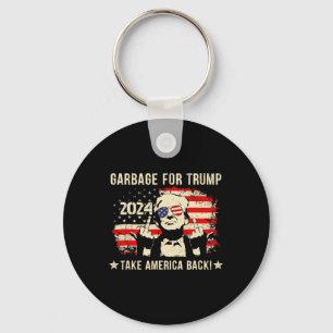 Porte-clés Nous ne sommes pas des déchets Votetrump 2025 part