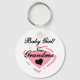 Porte-clés Nouveau Grand-mère Baby Girl Tshirts et cadeaux