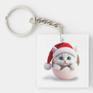 Porte-clés Nouveau-né de Noël
