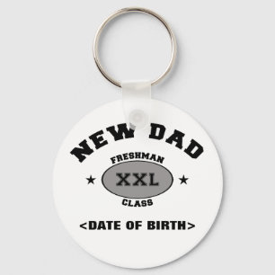 Porte-clés Nouveau papa cadeau personnalisé XXL