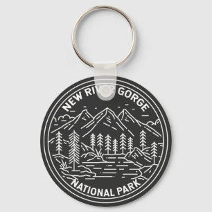 Porte-clés Nouveau Parc national de la Gorge de la rivière Mo