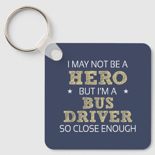Porte-clés Nouveauté du conducteur de bus (Recto)