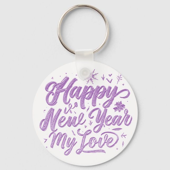 Porte-clés Nouvel An (Recto)