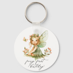 Porte-clés Nouvel anniversaire de la fée mignonne