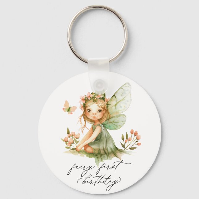 Porte-clés Nouvel anniversaire de la fée mignonne (Recto)