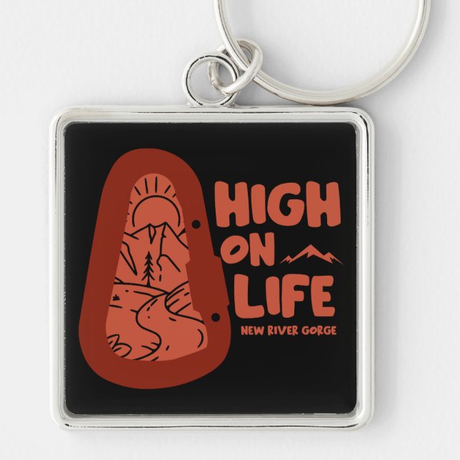 Porte-clés Nouvelle Gorge Alpinisme États-Unis (Devant)