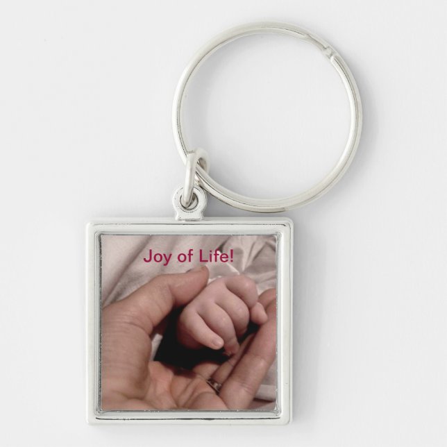 Porte-clés Nouvelle maman et bébé - Joie de la vie (Devant)