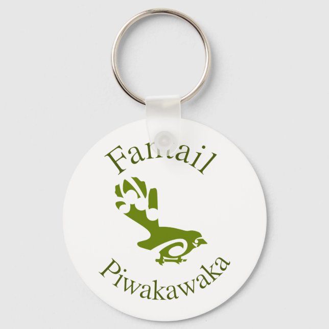 Porte-clés Nouvelle-Zélande Aotearoa Fantail (Recto)