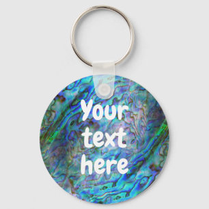 PORTE-CLÉS NOUVELLE-ZÉLANDE KIWI PAUA PERSONNALISABLE